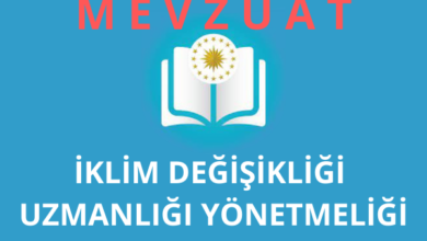 İKLİM DEĞİŞİKLİĞİ UZMANLIĞI YÖNETMELİĞİ