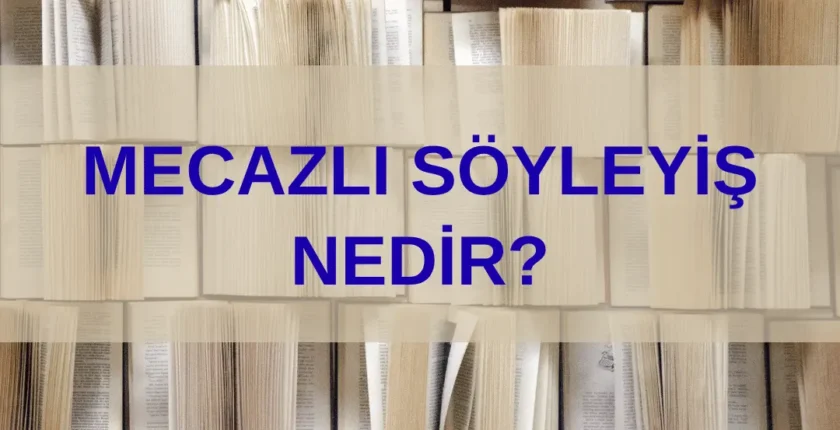 Örneklerle Mecazlı Söyleyiş Nedir? Örneklerle Mecazlı Söyleyiş Nedir?