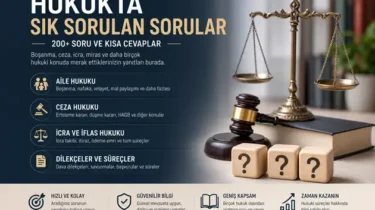 Hukukta Sık Sorulan Sorular 200+ Soru ve Cevap