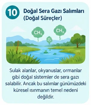 Küresel Isınmanın Nedenleri 11 Küresel Isınmanın Nedenleri Maddeler Halinde 10