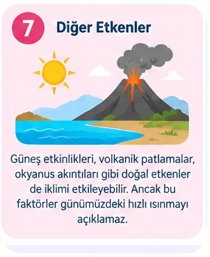 Küresel Isınmanın Nedenleri 8 Küresel Isınmanın Nedenleri Maddeler Halinde 7