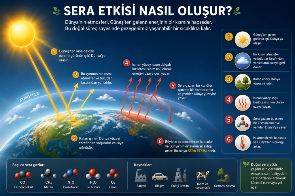 Sera Etkisi Nasıl Oluşur